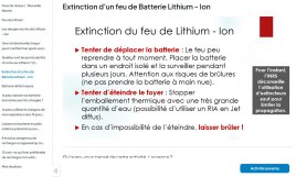 Module Feu de Batterie Lithium - Formation en ligne Alpes Agir